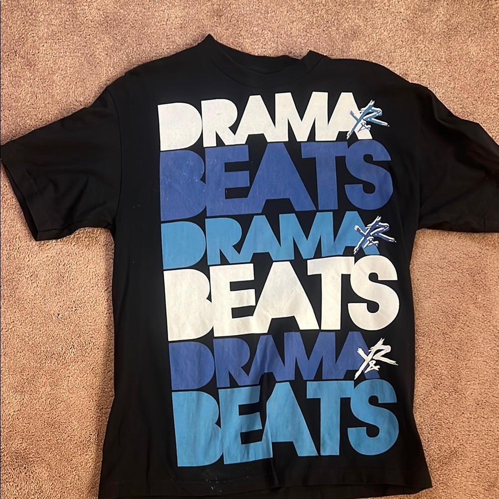 Black Drama Beats Graphic T-Shirt